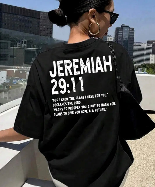 The "Plans for Prosperity" Oversized Tee | Jeremiah 29:11